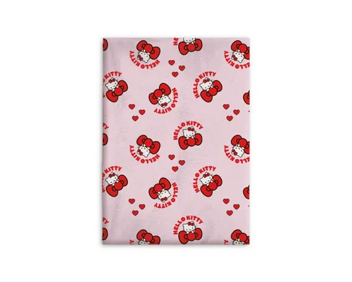 Wohndecke Kuscheldecke 110 × 150 cm für Alltag und Entspannung, Hello Kitty