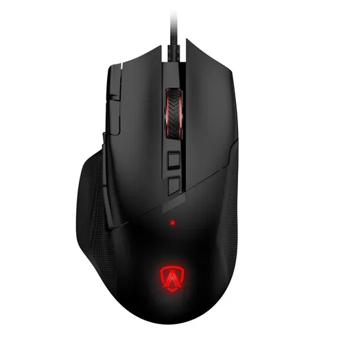 AOC AGM600 Wired Ergo Mouse 10 Buttons RGB Gaming - Ergonomische Gaming Maus mit 10 Tasten und RGB-Beleuchtung, perfekt für stundenlangen Spielspaß und komfortable Nutzung.