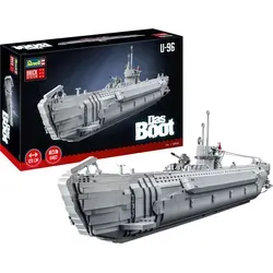U-Boot U96 "Das Boot" Bausatz 6483 Teile - Boote & Schiffe, detailgetreuer 1:56 Bausatz des berühmten U-Boots "Das Boot" mit 120 cm Länge – ideal für Modellbau-Enthusiasten!