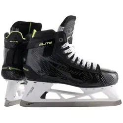 Bauer Elite Junior Torwartschlittschuhe (EU33.5) - Hochwertige Torwartschlittschuhe für Junioren, Größe EU33.5, bieten optimalen Komfort und Flexibilität beim Spiel.