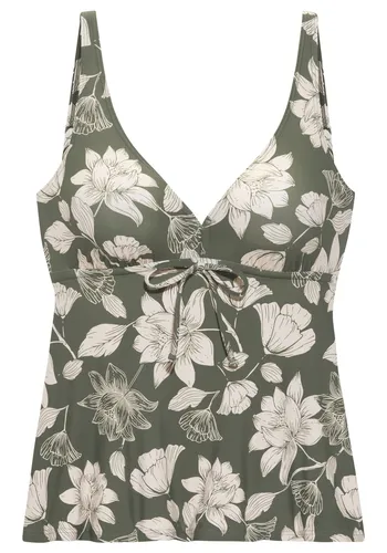 s.Oliver Bügel-Tankini-Top "Lady", floral & bequem - Bikini Tops mit floralem Design, verstellbaren Trägern und recyceltem Material für einen perfekten Sitz und umweltbewussten Stil.