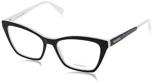 MAX&Co. Brillengestell (Model Marcolin views) für Damen, Katzenauge, gefertigt aus Acetate (inklusive Brillenetui)