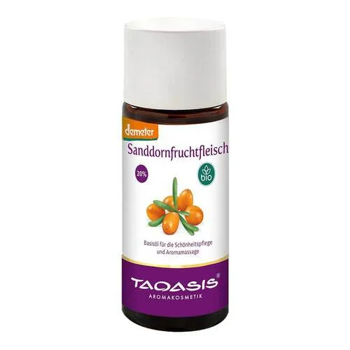Sanddornfruchtfleisch 20% in Aprikosenkernöl 50 ml