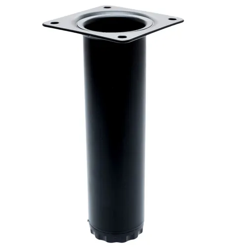 Möbelfuss schwarz Möbelbein 15 cm Sockelfuss höhenverstellbar Schrankfuss *540