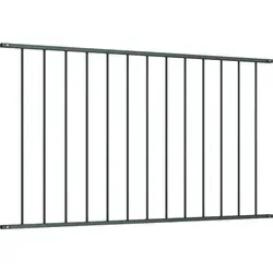 vidaXL Gartenzaun Zaunfeld aus pulverbeschichtetem Stahl 1,7x1m - Gartenzäune aus robustem, pulverbeschichtetem Stahl in elegantem Anthrazit, ideal für dauerhaften Sichtschutz und hohe Stabilität.