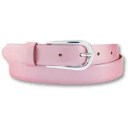 Ledergürtel rosa-metallic, seidig glänzend - Eleganter Gürtel der Marke BERND GÖTZ mit stufenlos verstellbarer Einfachdornschließe. Das weiche Material und die 2,5 cm Breite verleihen jedem Outfit eine stilvolle Note.