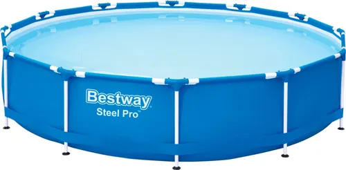 Bestway Pool Set Steel Pro Ø 366 x 84 cm Frame Pool Stahlrahmen Gartenpool