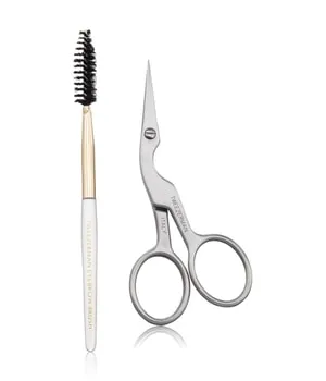 Tweezerman Brow Shaping Scissors & Brush - Augenbrauenschere Set - Diverse T - Präzise Augenbrauenpflege mit ultradünnen Schneiden für perfektes Trimmen und einer komfortablen Handhabung dank ergonomischem Design.