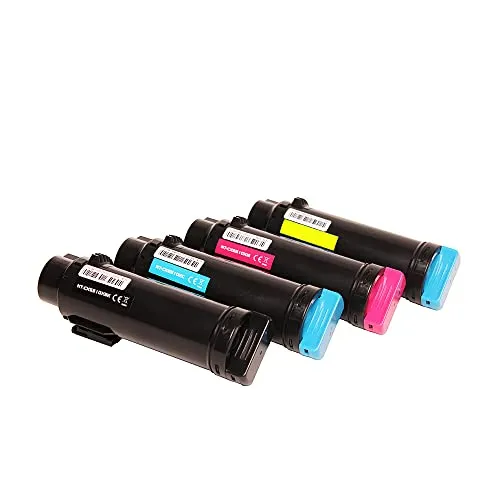 ABC Tonerkartusche 4x Set für Xerox Phaser 6510 & Workcentre 6515 - Kompatibles 4x Toner Set für Xerox Phaser 6510 und Workcentre 6515, hohe Seitenleistung: Schwarz 5500 Seiten, Farben je 4300 Seiten. Ideal für professionelle Druckqualität.