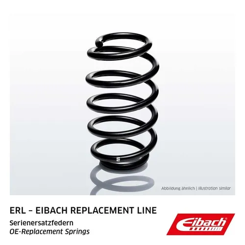 EIBACH Feder Fahrwerksfeder R10639 Vorne - Blatt- & Spiralfedern, hochwertige Schraubenfeder mit konstantem Drahtdurchmesser für optimale Fahrzeugstabilität und Fahrkomfort.