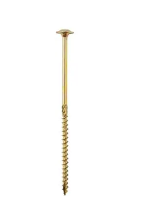 WKRĘT DO DREWNA Z KOŁNIERZEM NA TORX OCYNK ŻÓŁTY 5*40MM T25 UN 5907708175267