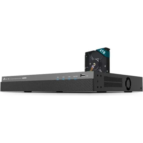 TP-Link VIGI NVR2016H-16MP-4TB Netzwerk Videorecorder - Multimedia Netzwerk Videorecorder mit 4TB Speicher, ideal für die Überwachung und Speicherung von hochauflösenden Kamerabildern.