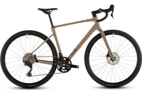 CUBE NUROAD RACE Unisex L Gravelbike - Vielseitiges Gravelbike mit elegantem Aluminiumrahmen und komfortabler Carbongabel, ideal für Abenteuer und Stadtfahrten. Hohe Reifenfreiheit für individuelle Anpassungen und praktisches Zubehör.