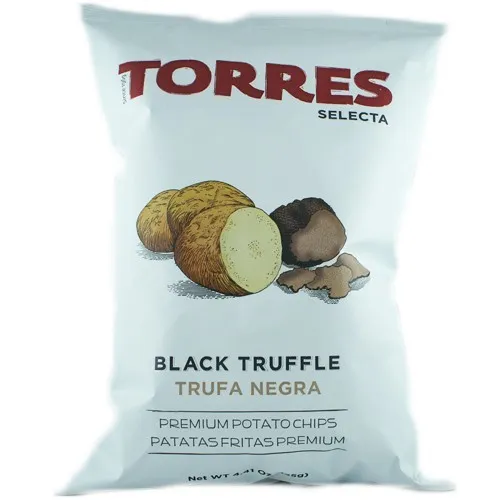Torres Selecta Trufa Negra Premium Kartoffelchips mit Schwarzem Trüffel 125g