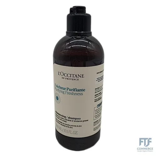 L'Occitane Aromachologie Fraicheur Purifiante Shampooing 300 ml - Shampoos – Revitalisierendes Shampoo mit erfrischenden ätherischen Ölen, ideal für fettiges Haar und zur Förderung einer gesunden Kopfhaut.