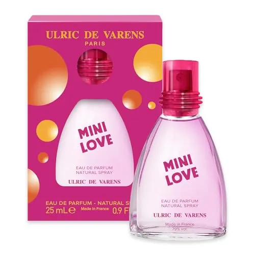 Ulric de Varens Mini Love Eau de Parfum 25 ml - Eau de Parfum für Damen, fruchtig-blumiger Duft, perfekt für warme Tage und ideal für die freisinnig denkende Frau, die das Leben liebt.