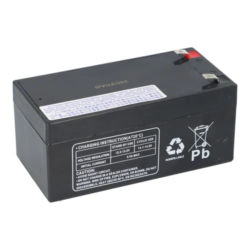 Multipower MPC3-12 117718 Bleiakku 12V 3Ah - Akkus - Wartungsfreier Blei-Vlies Akku mit langer Gebrauchsdauer und geringer Selbstentladung, ideal für verschiedene Anwendungen.