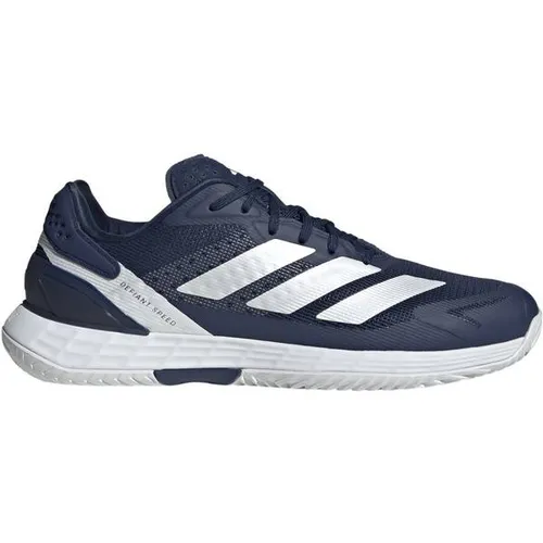 ADIDAS Herren Tennisoutdoorschuhe Defiant Speed 2 - Hochwertige Tennisschuhe für Herren mit gezielter Dämpfung und strapazierfähiger Außensohle. Ideal für blitzschnelle Bewegungen und sicheren Halt beim Spiel. Hergestellt aus recycelten Materialien für mehr Nachhaltigkeit.