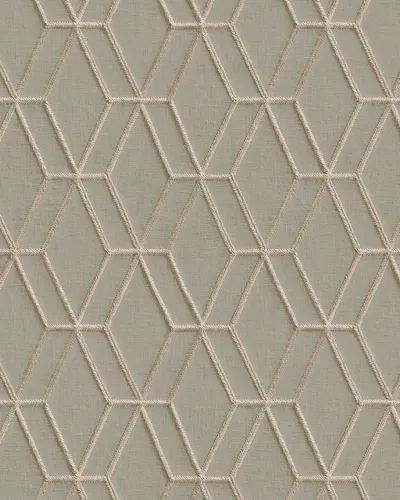 Profhome DE120064-DI Grafik Tapete Geometrisch glänzend grau silber 5,33 m2