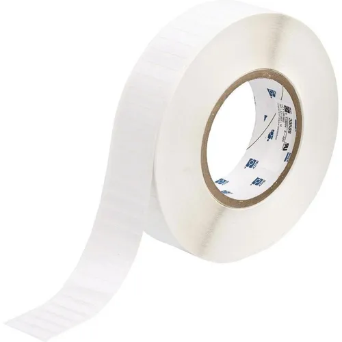 Brady THT-43-423-10 Etiketten, permanent, 10000 Stück - Hochwertige Polyesteretiketten in Weiß, 31.75 x 6.35 mm, ideal für dauerhafte Beschriftungen. Perfekt für professionelle Anwendungen und eine zuverlässige Kennzeichnung.
