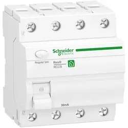 Schneider R9R22440 Fehlerstrom-Schutzschalter - 4-polig, 40A, 30mA, Typ A, hohe Sicherheit für elektrische Anlagen