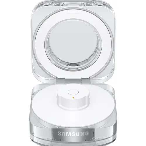 Samsung Galaxy Ring Charging Case (US 12) - 12 Titanium Silver - Smartwatch mit bis zu 7 Tagen Akkulaufzeit, ideal für ununterbrochene Nutzung und Fitness-Tracking.