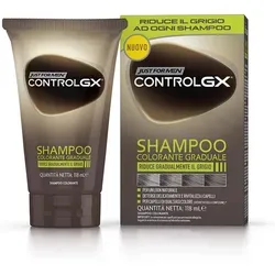 Just For Men Control GX Gradual Color Shampoo 118ml - Schwarz - Shampoo für Männer, das graues Haar schrittweise färbt und für alle Haartypen geeignet ist. Perfekt für einen natürlichen Look und einfache Anwendung.