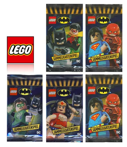 LEGO® Batman Trading Cards Game 20 Booster / 100 Karten NEU OVP Sammelkarten DC