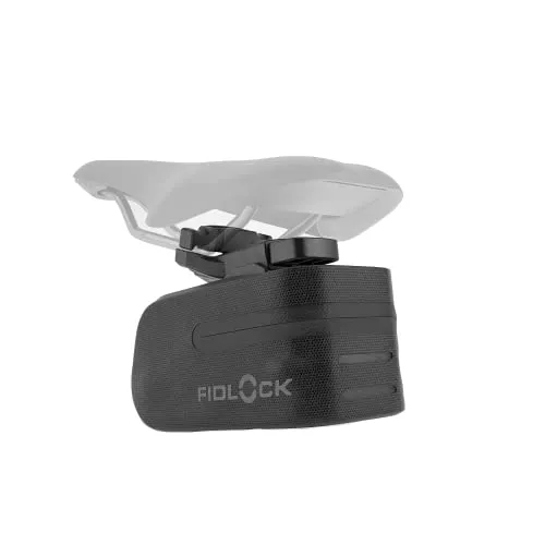 Fidlock 9175 Unisex Satteltasche 600ml - Fahrradtasche mit innovativem Push-System, wasserdichtem Reißverschluss und einfachem Montage-Design für runde oder ovale Sattelstreben.
