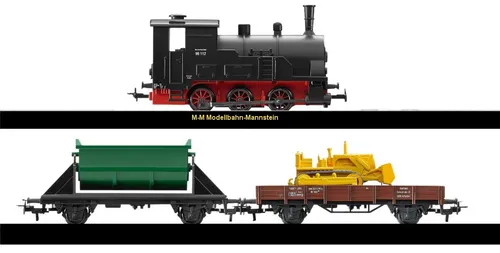 Märklin 29133 - Startpackung "Mein Start mit Märklin", inklusive Tenderlokomotive, zwei Güterwagen und kabellosem Power Control Stick für kreativen Spielspaß