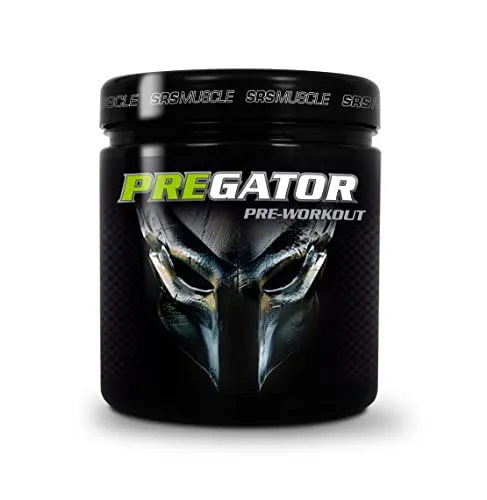 SRS Muscle - Pregator, 448 g, Green Apple Shock | Kreatinfreier Pre Workout Booster - Sportnahrung mit geballter Ladung BCAAs, Arginin und Beta Alanin für maximale Power und Fokus. 100% vegan, dopingfrei und ohne Gewöhnungseffekt – ideal für dein Training!