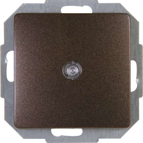 Kopp Paris Taster, beleuchtet, IP 20, palisander-braun, 250V, 651376084