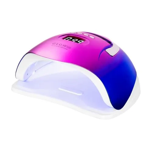 UV/LED Lichthärtungslampen Metallic Design mit 220 Watt, Sensor, Timer Funktion und Low Heat Mode (Blau/Pink Metallic 220W)