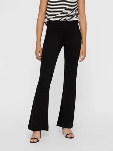 VMKAMMA NW FLARED JERSEY PANT NOOS - Damen-Hosen aus weichem Jersey, bietet hohen Tragekomfort und einen modischen Flared-Schnitt für einen trendigen Look.