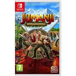 Jumanji: Wilde Abenteuer für Nintendo Switch - Videospiel für Nintendo Switch, erlebe spannende Abenteuer in einer gefährlichen Welt, löse Rätsel und verbessere deine Fähigkeiten im lokalen Multiplayer-Modus für bis zu 4 Spieler.
