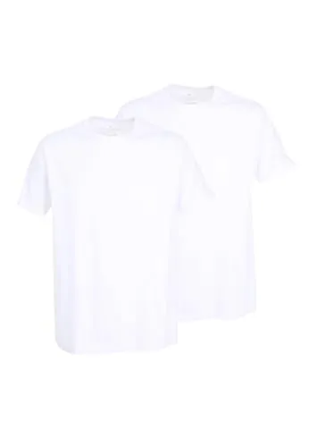 TOM TAILOR T-Shirt Ohio (2er Pack) Kurzarm - Basic-Shirts für jeden Anlass, elastisch und bequem für optimalen Tragekomfort den ganzen Tag.