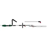 PARKSIDE® Elektro-Langstielheckenschere PEHSL 710 A1 - Heckenschere für präzises Schneiden bis 3,5 m Höhe, 710 W Motor, 9-fach verstellbarer Schnittwinkel, platzsparend zerlegbar und ideal für Gartenpflege.