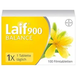 Laif 900 Balance Filmtabletten - Für Ihr seelisches Gleichgewicht - Arzneimittel zur Unterstützung der seelischen Gesundheit mit 2-facher stimmungsaufhellender Wirkung. Einfach einzunehmen, ohne Abhängigkeit und Tagesmüdigkeit.
