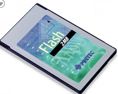 Pretec 2MB PCMCIA Flash Card - E-Scooter Zubehör mit 2MB Speicher, ideal für die Datenspeicherung und einfache Handhabung.