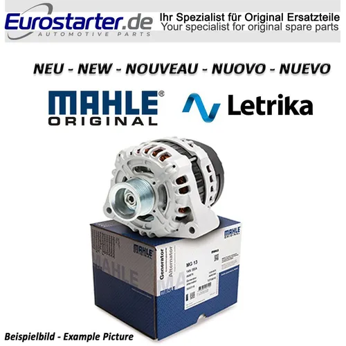 Lichtmaschine 120A Neu Original Letrika Mahle IA1241 für Massey Ferguson