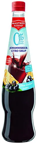 Mautner Markhof Johannisbeer-Zitrone Sirup 0% Zucker 6x 700ml - Erfrischender Sirup mit vollreifen Johannisbeeren und Zitrone – ganz ohne Zucker! Genießen Sie fruchtigen Geschmack in jedem Schluck, ideal für Mixgetränke oder als Desserttopping.
