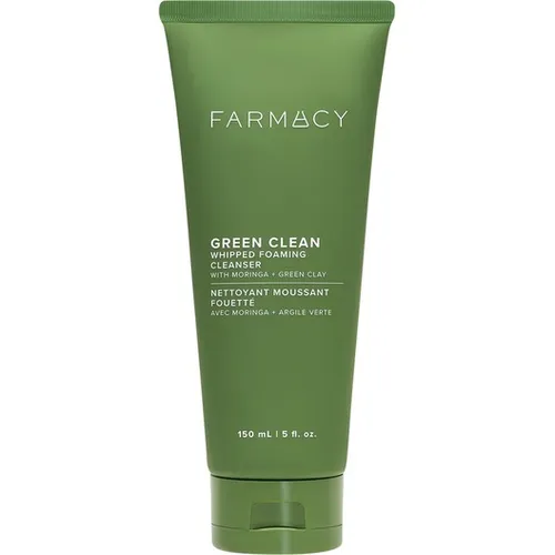 Farmacy Green Clean Whipped Foaming Cleanser 150 ml - Gesichtsreinigung mit Moringa und Papaya-Enzymen für eine sanfte, tiefenreinigende Pflege ohne Austrocknung. Ideal für Mischhaut und ölige Hauttypen.