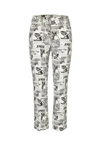 MAC Bundfaltenhose Damen Hosen AIDA KICK Slim Fit (1-tlg) schwarz 42