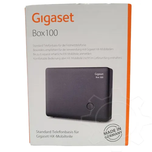 Gigaset Box 100 (DE-Version) - Telefonanlagen & Terminaladapter, zuverlässige VoIP-Lösung für Ihr Zuhause oder Büro
