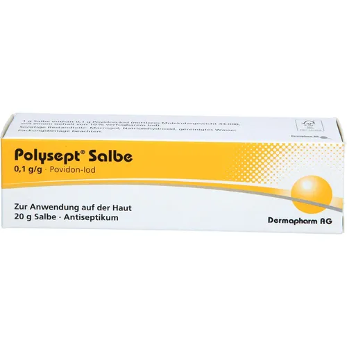 Polysept Salbe - Antiseptikum für vielseitige Einsätze: ideale Hautdesinfektion und Wundbehandlung bei Verletzungen, Verbrennungen und Hauterkrankungen.
