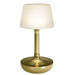 Sompex 72587 GINN gold RGBW Akku Tischleuchte - Tischleuchte mit RGBW-Funktion, kabellos und ideal für stimmungsvolle Beleuchtung in jedem Raum.