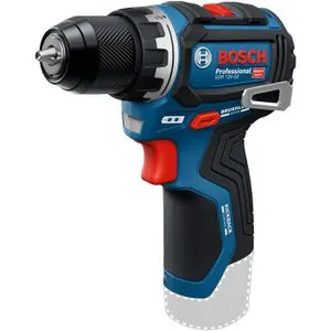 Bosch Akku-Bohrschrauber GSR 12V-32, 12V - Kompakt und leistungsstark - Akkuschrauber mit extrem kompakter Bauform (142 mm) für schwer zugängliche Stellen. Bürstenloser Motor für lange Lebensdauer und Advanced KickBack Control für Sicherheit.