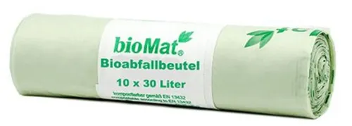 bioMAT Kompostbeutel 30 Liter grün 10 Stück