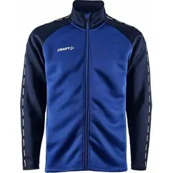 New Wave Squad 2.0 Full Zip - Blau, Trainingsjacke für optimale Leistung - Trainingsjacke mit effizientem Feuchtigkeitstransport und hoher Elastizität für maximale Bewegungsfreiheit. Ergonomisches Design und praktische Seitentaschen für Komfort und Stil.
