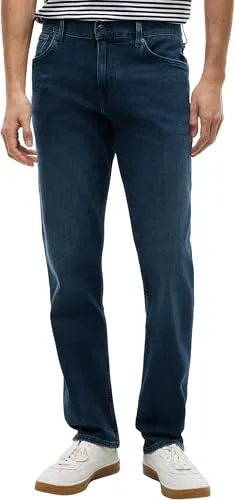 Straight-Jeans TOMMY HILFIGER "CORE DENTON" Herren - Herren-Straight-Jeans in Tinted Blue von Tommy Hilfiger, aus 98% Baumwolle und 2% Elasthan, ideal für lässige Freizeit-Outfits und langlebig durch hochwertige Jeansqualität.